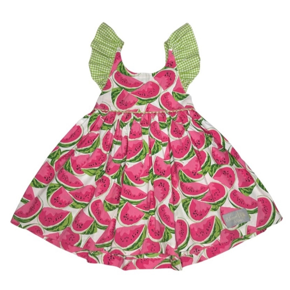 Eleanor Rose Watermelon Dress